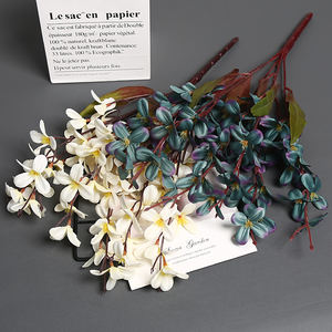 Orchidea autunnale con fiori di simulazione retrò, calma e rilassata, calda decorazione del balcone - Product Image 5