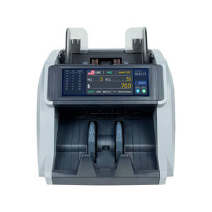 Machine de comptage d'argent WEIRONG WRM997 de qualité bancaire, écran tactile couleur HD de 6,9 pouces, vitesse de 1200 pièces/min, prenant en charge la <span class=keywords><strong>roupie</strong></span> <span class=keywords><strong>indienne</strong></span> - Product Image 1