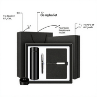 Coffret Cadeau Promotionnel Nouveauté 2023 : Parapluie, Flacon, Carnet A5 Sérigraphié, Stylo Plume Portable et Recharges d'Encre
