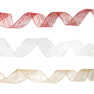 Cinta de Navidad de 2 m con Adornos de Bolas de Confeti Rojas para Decoración de Árboles - Product Image 4