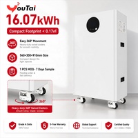 Système de batterie solaire domestique LiFePO4 200Ah 300Ah 16kWh pour l'énergie solaire résidentielle
