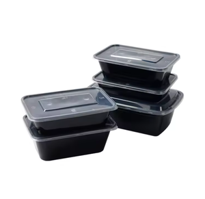 도매 고온 저항 친환경 플라스틱 소재 일회용 미국식 직사각형 식품 용기 - Product Image 4