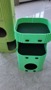 Lit vertical pour <span class=keywords><strong>chat</strong></span> peu encombrant pour deux chats, nid décoratif pour animaux de compagnie, réduisant le bruit - Product Image 6