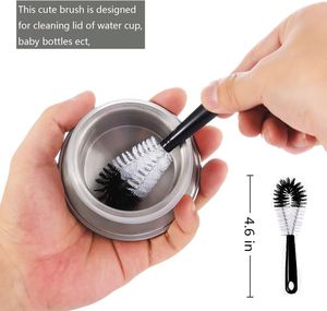 5-Pack <b>Long</b> <b>Handle</b> Cleaning <b>Brushes</b> Set for Narrow Wine/Bee/Thermos/Flask Lid Bottle <b>Brush</b> - Product Image 1