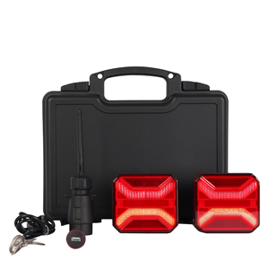 Kit d'éclairage arrière magnétique sans fil à LED, 6 fonctions : Stop/feu arrière/clignotant/<span class=keywords><strong>plaque</strong></span> d'<span class=keywords><strong>immatriculation</strong></span>/avertissement/réflecteur - Product Image 1