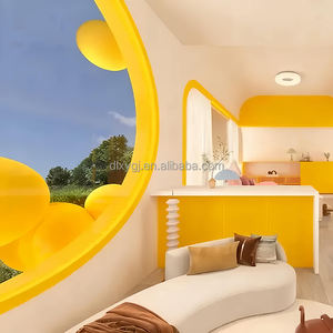 Maison capsule spatiale créative <span class=keywords><strong>de</strong></span> 43 m² |   Maison mobile préfabriquée <span class=keywords><strong>de</strong></span> luxe avec salle <span class=keywords><strong>de</strong></span> bain intelligente pour complexe hôtelier <span class=keywords><strong>de</strong></span> parc à thème - Product Image 5