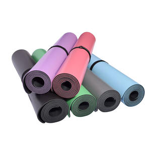 Tapis d'exercice de <span class=keywords><strong>gymnastique</strong></span> à motif personnalisé F1 Tapis de Pilates de fitness antidérapant écologique avec tapis de yoga en PU antidérapants et lavables - Product Image 2