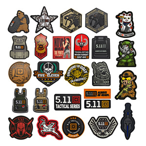 Écussons 3D personnalisés en PVC gaufré, étiquettes de marque, patchs tactiques souples en PVC personnalisés avec Velcro pour vêtements, chapeaux et sacs - Product Image 3