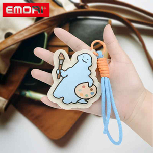 Llavero de Peluche Personalizado con Diseño de Dibujos Animados, de Poliéster, con Técnica de Tejido Compacto, para Sanación Emocional, Regalo para Marca - Product Image 4