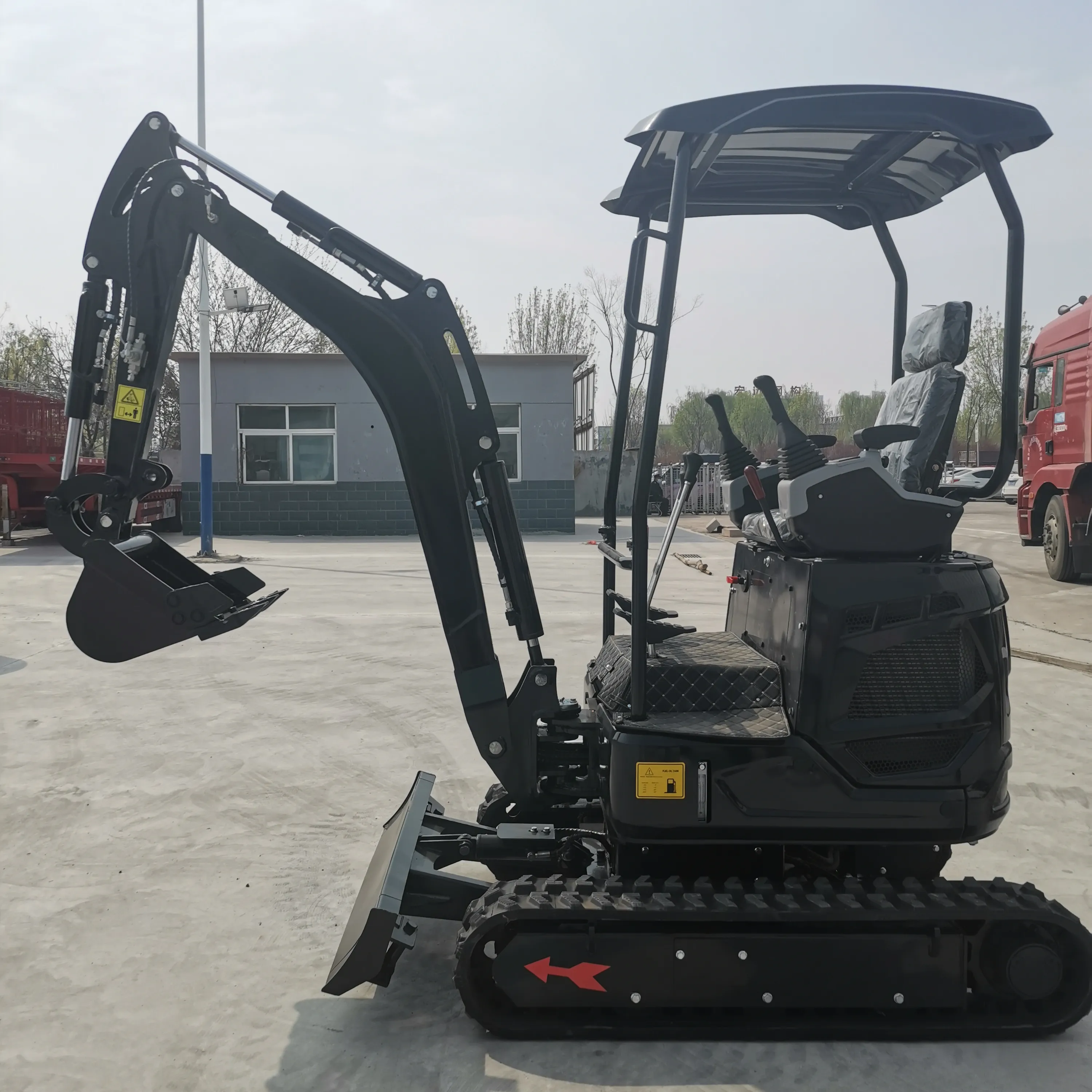 2023 Earth moving machinery 1ton 1.8ton micro mini excavator with free bucket for sale