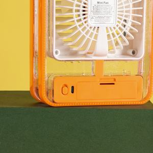 Ventilador de Mesa Portátil Mini a Precio de Fábrica, 3 Velocidades de Funcionamiento, Luz Nocturna LED Opcional, Enfriador de Aire con Agua Fría de 300 ml - Product Image 4