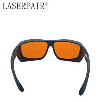 Lunettes de sécurité laser certifiées CE LP-GHP-2 avec 35 % de transmission, 180-534 nm OD7+, pour machines de gravure laser