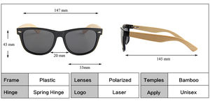แว่นกันแดดแฟชั่นสำหรับผู้ชาย, สินค้ามาใหม่สำหรับทุกเพศดีไซน์ UV400แว่นกันแดดแว่นกันแดดโพลาไรซ์พร้อมโลโก้ที่กำหนดเอง - Product Image 6