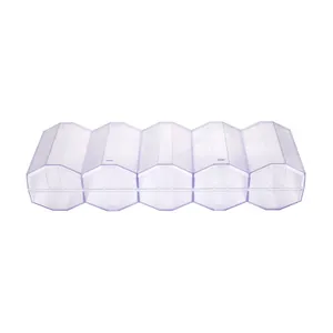 Aobo 40mm 100pcs High Quality Used Gambling Clear Thickness Matte Acrylic Poker Chip Case With Cover