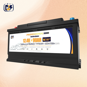 钠离子12.4v 90Ah 1050CCA Na + 船启动电池钠离子汽车起动电池更换铅酸电池DIN100 60044 - Product Image 1