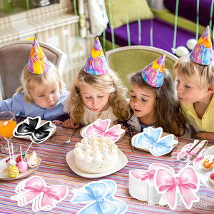 Odd Shaped Bow <b>Tissue</b> <b>Paper</b> Digital Printing Disposable Party Birthday Decoration Venue Setup Props - Product Image 3