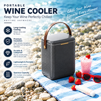 Nouveauté : Glacière isotherme 10L pour champagne et vin rouge, portable pour le camping