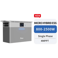 Batterie LiFePO4 Deye Micro Hybrid SUN-BK250-2.56KWH-EU-AM4-32L avec garantie de 10 ans, WIFI, Bluetooth, LoRa, surveillance à distance