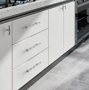 Modern Hotel Kitchen Zinc Alloy Square <strong>Door</strong> Handle Cabinet Pulls with Easy Installation - Product Image 4