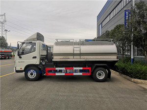 Foton <strong>Food</strong> <strong>Grade</strong> Milk <strong>Tanker</strong> Truck with 304 Stainless Steel <strong>Tanker</strong> - Product Image 3