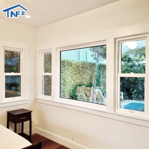 Modern <strong>Double</strong> <strong>Hung</strong> <strong>Windows</strong> Thermal Break Aluminum Alloy Frame Tempered Glass <strong>Double</strong> <strong>Hung</strong> <strong>Windows</strong> For Hotels - Product Image 3