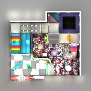 Juego de Pared Interactivo Suave y Colorido para Parques de Diversiones, Directo de Fábrica, para Áreas de Juego Interiores - Product Image 3