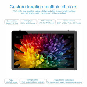 Écran publicitaire numérique Android 11 de 43/49 pouces avec gradation locale pour menu de camion, <span class=keywords><strong>kiosque</strong></span>, moniteur multimédia, double écran pour vitrine - Product Image 6