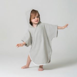 Pestemal à capuche serviette turque plage piscine Poncho pour toutes les tailles château de coton vert surfeur serviette changer de vêtements pour enfants adultes - Product Image 1