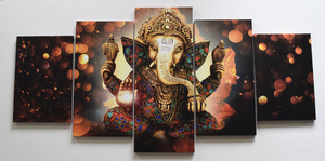 Psll Art - Juego <span class=keywords><strong>de</strong></span> 5 Cuadros Decorativos para el Hogar, Impresiones <span class=keywords><strong>de</strong></span> Pinturas al Óleo <span class=keywords><strong>de</strong></span> <span class=keywords><strong>Paisajes</strong></span>, Árbol, Póster Personalizado Moderno, Lienzo Impreso Personalizado <span class=keywords><strong>en</strong></span> Marco, 2 Piezas/Caja - Product Image 6