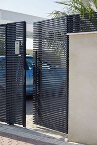 2022 New Laser Cut Aluminum Louver Fence Modern Gates and <strong>Simple</strong> Fence - Product Image 4