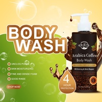 Fournisseur de gel douche, gel douche eclaircissssnt gel douche blanchissant pour hôtel, nettoyant liquide écologique pour le corps au café