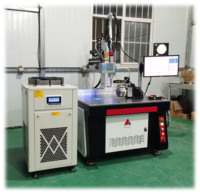 Machine de soudage laser automatique CNC, laser à fibre CW, système visuel CCD, pièces automobiles, électronique, médical, alliage métallique, soudeuse de précision