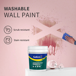 Pintura para Paredes Interiores <span class=keywords><strong>Salux</strong></span> SN220 Dorada y Gris, Resistente al Moho y a los Álcalis, Revestimiento Líquido para Oficinas y Habitaciones - Product Image 3