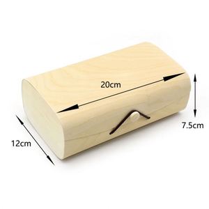 Cajas de Regalo de Madera al por Mayor, Cajas de Embalaje de Corteza de Madera para Joyería y Té con Tapa - Product Image 2