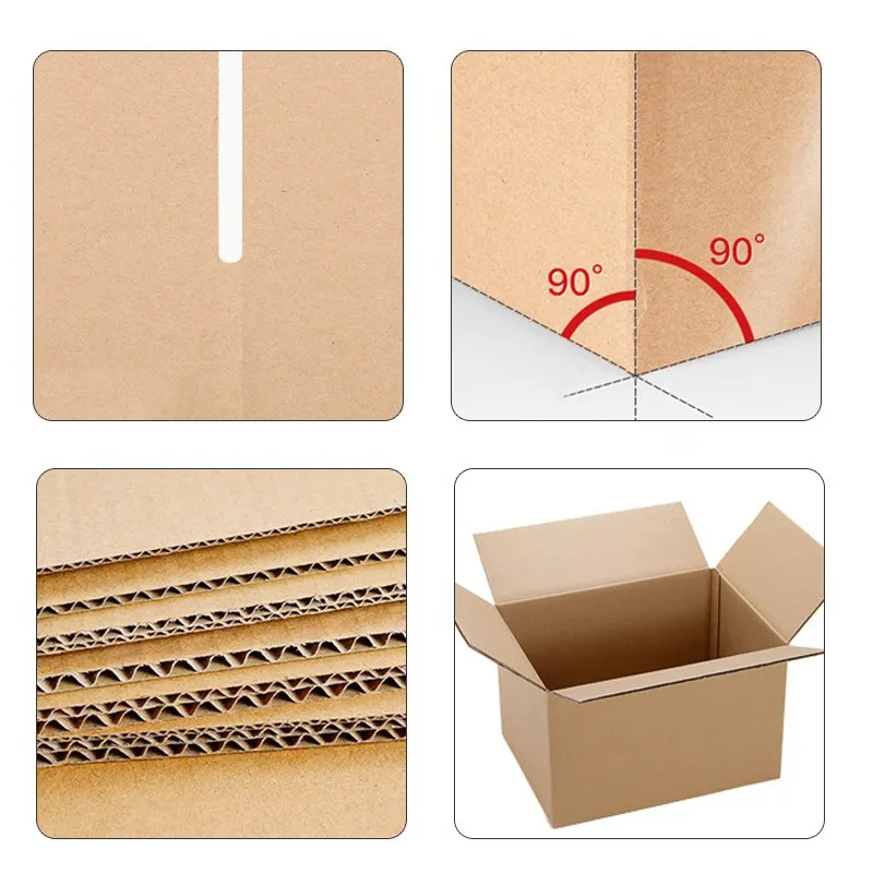 Wholesales Custom Large Cardboard Packaging Folding Moving Shipping Boxes Cartons Corrugated Box