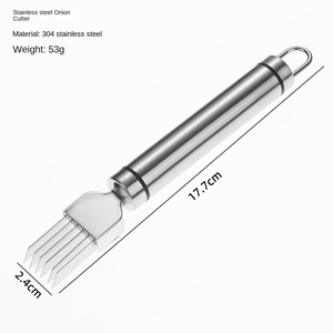 Cuchillo Multifuncional de Acero Inoxidable Wanlai para Cortar Cebolla, Cebollino, Calamar y Jengibre, Utensilio de Cocina - Product Image 3