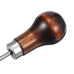 Kit de couture professionnel en cuir manche en bois poinçon de couture 1 pièce - Product Image 4