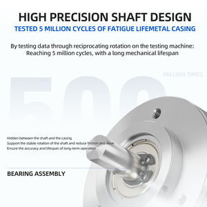 Sensror Series 25 מקודד סיבובי אינקרמנטלי E50S8-1000-3-T-24/E6C3-CWZ5GH DC 5-24V עבור אוטומציה של חיישן תזוזת חבל - Product Image 5