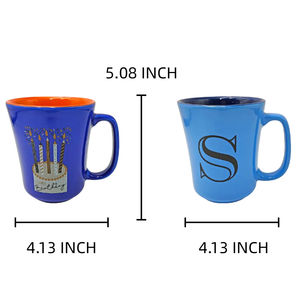 Venta al por mayor nueva taza ecológica personalizada patrón azul vela de pastel de <span class=keywords><strong>feliz</strong></span> <span class=keywords><strong>cumpleaños</strong></span> <span class=keywords><strong>tazas</strong></span> de café con leche de porcelana <span class=keywords><strong>personalizadas</strong></span> para regalo de niños - Product Image 3