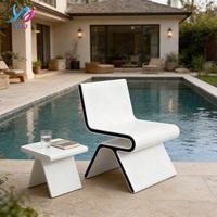 Tabouret de bar moderne en fibre de verre durable, design écologique, couleur personnalisable pour usage commercial, salle à manger, extérieur, salon, appartement