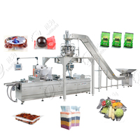 स्वत: पूर्वनिर्मित बैग बनाने पैकेजिंग मशीन बीन्स चावल कॉफी चाय Thermoforming वैक्यूम पैकिंग मशीन