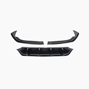 Difusor de Parachoques Trasero ABS Negro Brillante para Volkswagen <span class=keywords><strong>Arteon</strong></span> MK1 3H7 2020 - Product Image 1