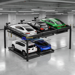 Sistema di Parcheggio Automatizzato a Puzzle per 2-6 Piani, Attrezzatura per Parcheggio Verticale a 4 Montanti - Product Image 2