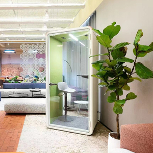 Modern Privacy Work Booth <b>Soundproof</b> Office Pod for Focus Work and Private Conversations - Product Image 5