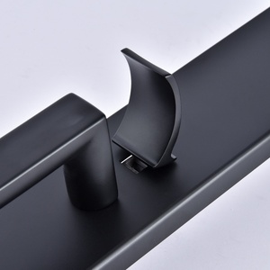 Poignée de <span class=keywords><strong>porte</strong></span> American Standard Gripset, noir mat, pour <span class=keywords><strong>porte</strong></span> d'entrée, avec cylindre simple et loquet à bouton-poussoir - Product Image 3