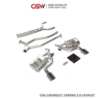 CGW Abordable Tuyau D'échappement Silencieux avec Commande Vocale Vanne de Contrôle Pour Chevrolet Camaro 3.6L MON 2011 Unique embout D'échappement