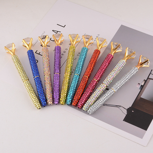 Neuer Top Grade Bling Juwelen stift Hochzeits geschenk <span class=keywords><strong>Promo</strong></span> Edelstein Kristalls tifte Big Diamond Stone Pen für Gesangs konzert - Product Image 1