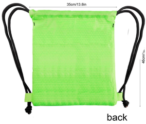 Sac à dos promotionnel à cordon en polyester/coton Oxford Fashion Sac cadeau avec logo personnalisé Sac de sport avec taille et couleur personnalisables - Product Image 3