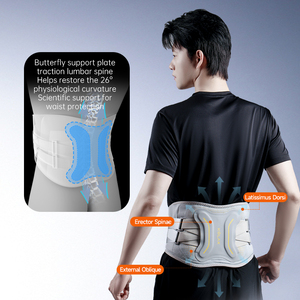 Fascia Lombare Protettiva Sportiva per Dolori Acuti alla Parte Bassa della <span class=keywords><strong>Schiena</strong></span> Modello 2026 26 °   Supporto Metallico Curvo per Terapia Termica Rapida al Grafene - Product Image 6