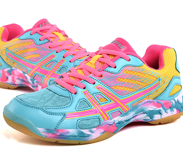 Новая Корейская версия обуви для бадминтона, сетчатая резиновая подошва, удобная повседневная обувь для настольного тенниса для мужчин и женщин